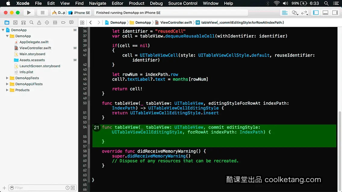 互动教程 for Xcode9 & Swift4-酷课堂