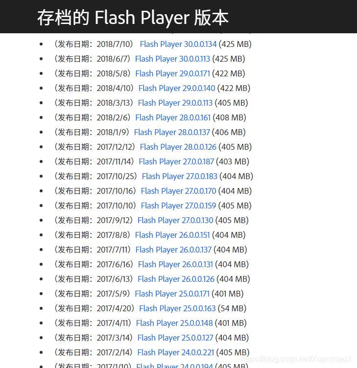 adobe 官网旧版本