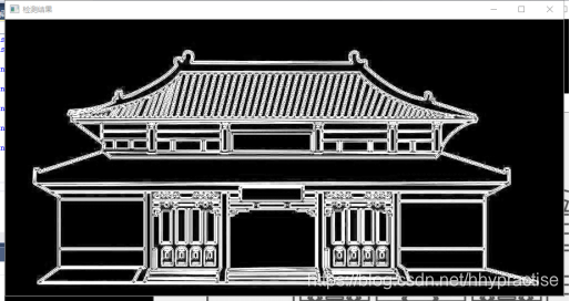 图6 使用Laplacian算子的检测结果