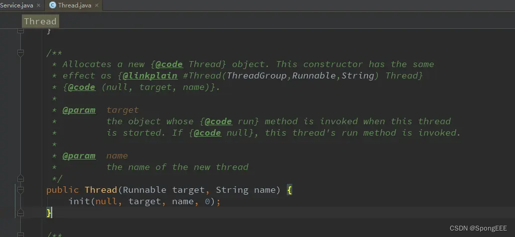 Thread的Thread方法