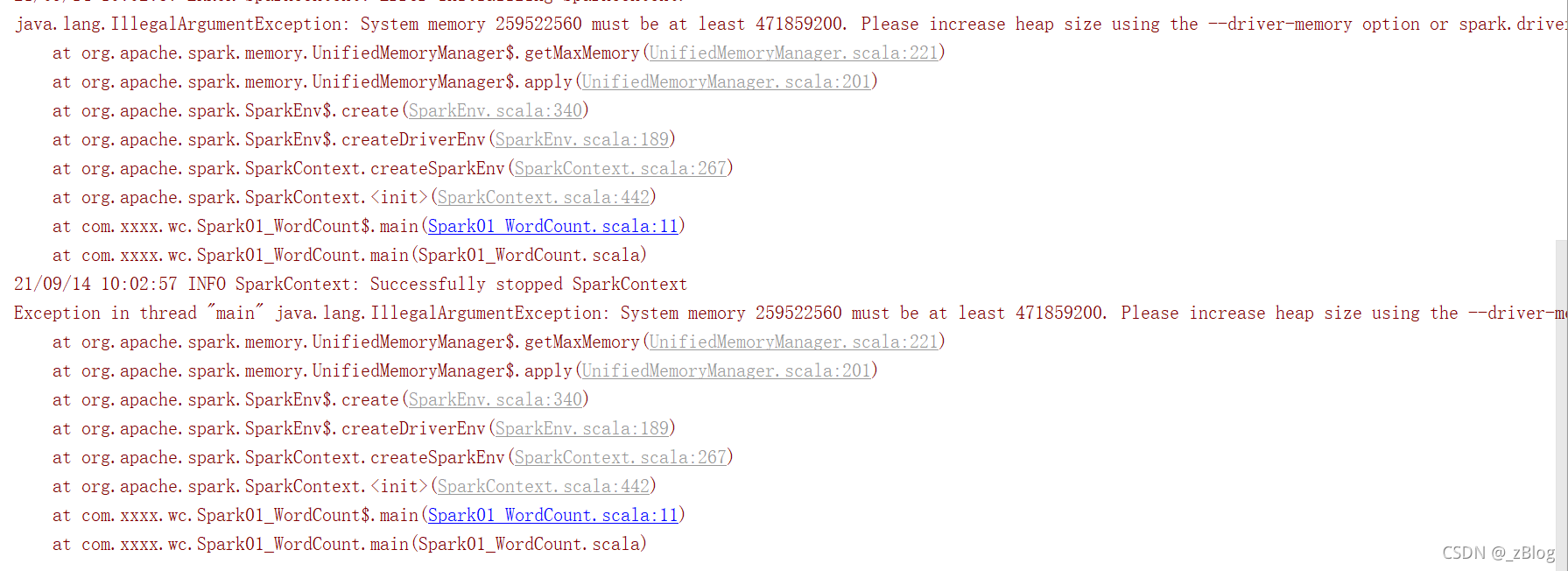 Exception in thread “main“ java.lang.IllegalArgumentException: System ...