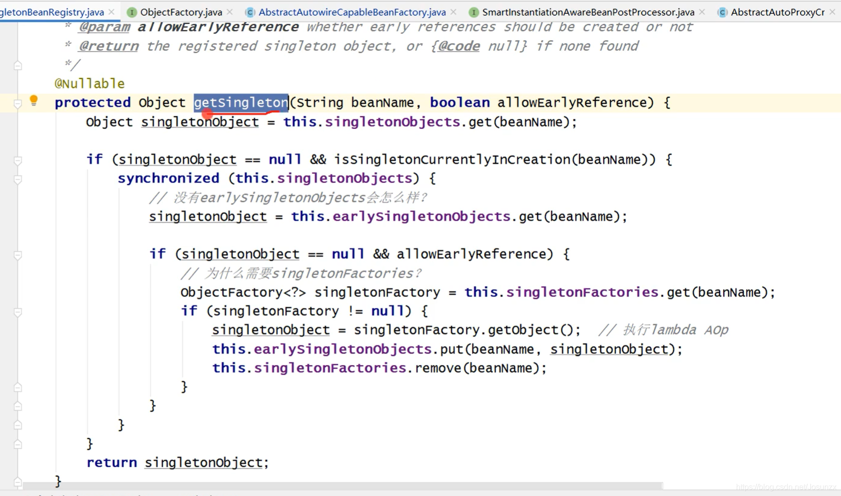 Spring面试之循环依赖(allowCircularReferences)_allow-circular-references-CSDN博客