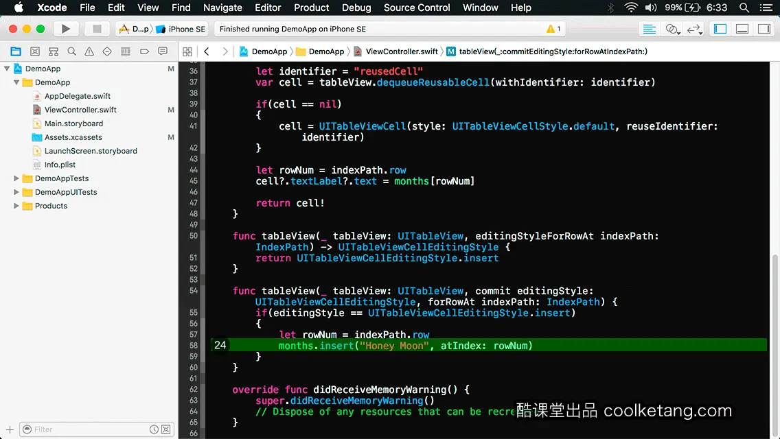 互动教程 for Xcode9 & Swift4-酷课堂