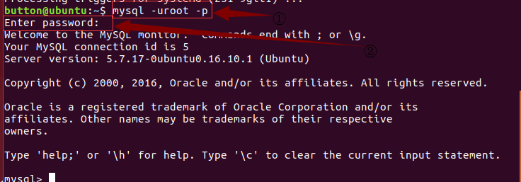 连接mysql