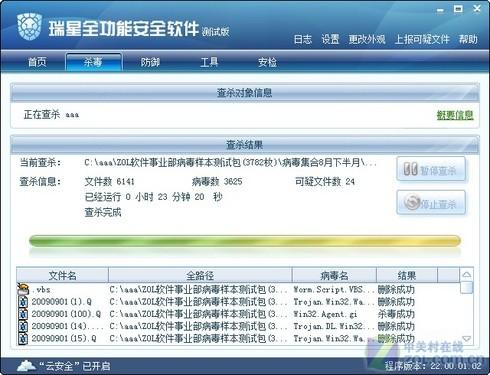宇宙最全杀软横测:26款杀软查毒能力PK(7)