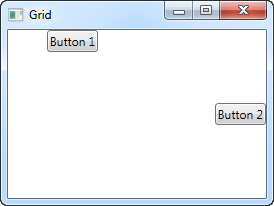 A Grid divided into two columns with custom alignment on the child controls