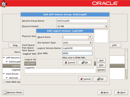 Disk Setup Root