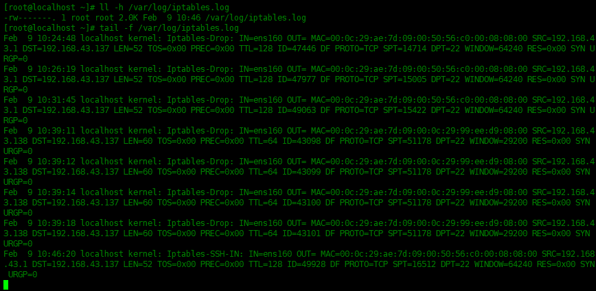 iptables防火墙如何记录日志iptables防火墙如何记录日志