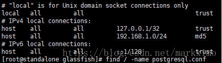 pg_hb.conf配置