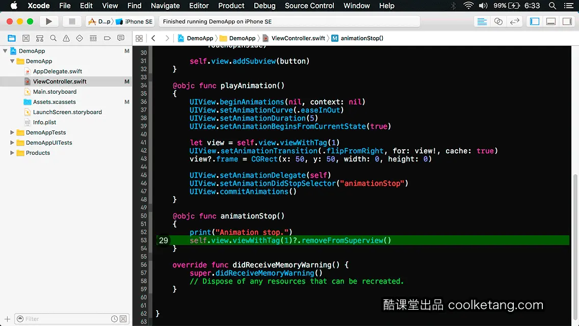 互动教程 for Xcode9 & Swift4-酷课堂