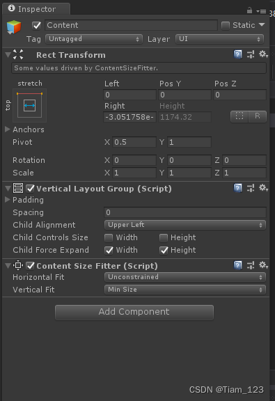 Unity 的 Scroll View组件_unity scroll view 写入组件-CSDN博客