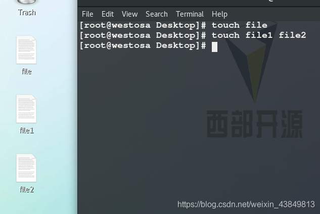 touch建立一个文件和多个文件