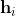 \mathbf h_i
