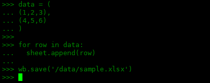 使用openpyxl处理表格数据使用openpyxl处理表格数据