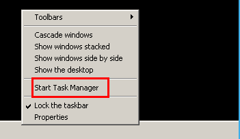 Start Task Manager