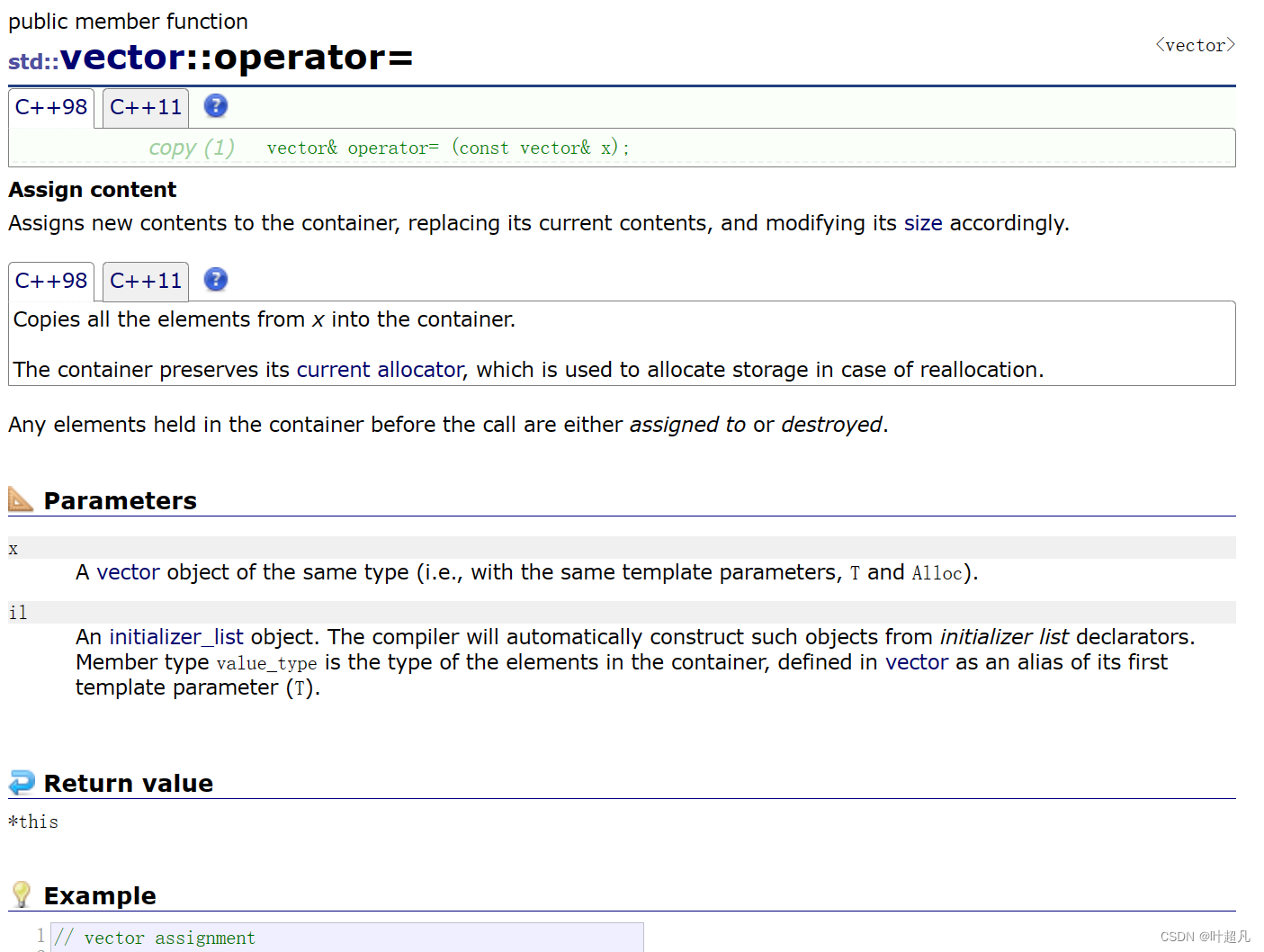 详解c++---vector介绍_c++ vector-CSDN博客
