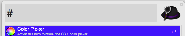 通过color插件打开color picker