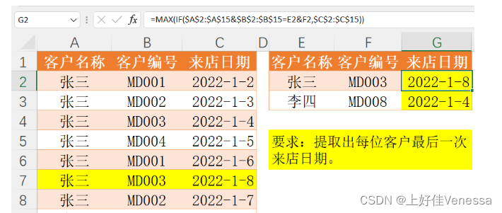excel数据分析 – 8个逻辑判断类函数插图1 watermark,type_d3F5LXplbmhlaQ,shadow_50,text_Q1NETiBA5LiK5aW95L2zVmVuZXNzYQ==,size_18,color_FFFFFF,t_70,g_se,x_16