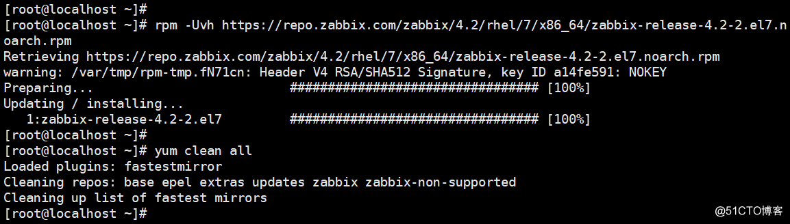 CentOS7 LAMP安装zabbix4.2