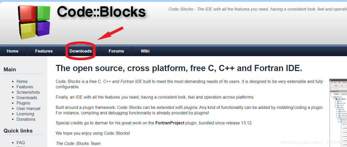 CodeBlocks下载及安装教程（小白图解）_code::blocks下载安装-CSDN博客