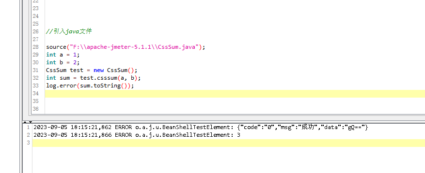 beanshell编程之jmeter调用java程序-java文件,class文件和jar包。包含macos避坑_jmeter调用java脚本 ...