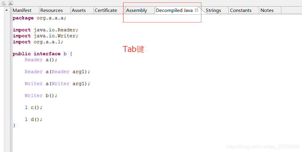 Tab