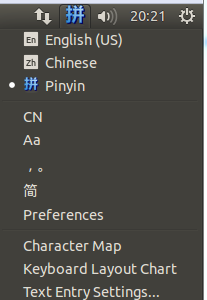 Ubuntu14.04英文系统添加中文输入法