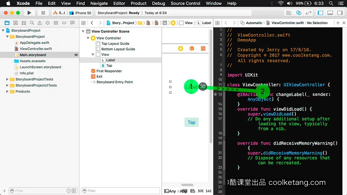 互动教程 for Xcode9 & Swift4-酷课堂