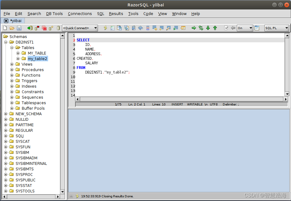 DB2 RazorSQL生成SQL_db中查询sql后自动生成sql-CSDN博客