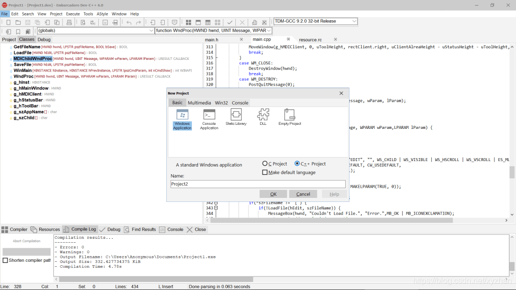 Embarcadero Dev-C ++ 6.0