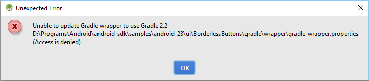 错误更新Gradle