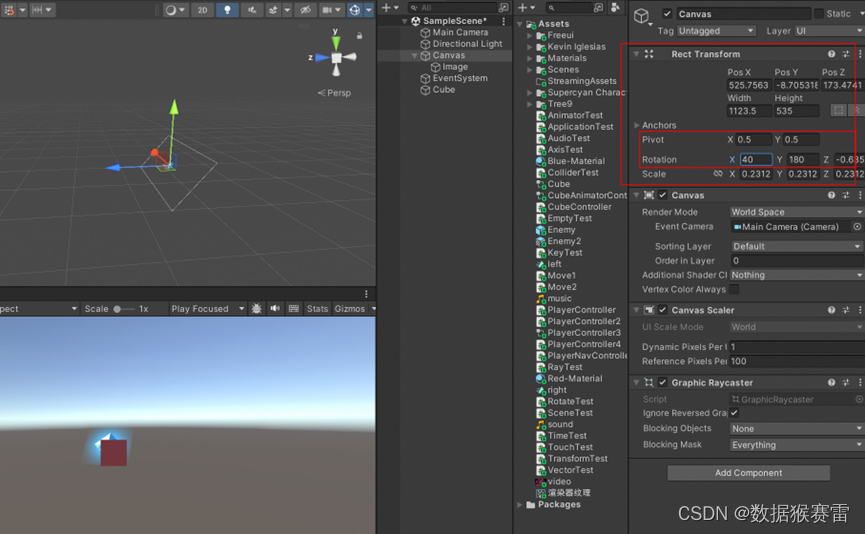 Unity3D入门基础知识汇总