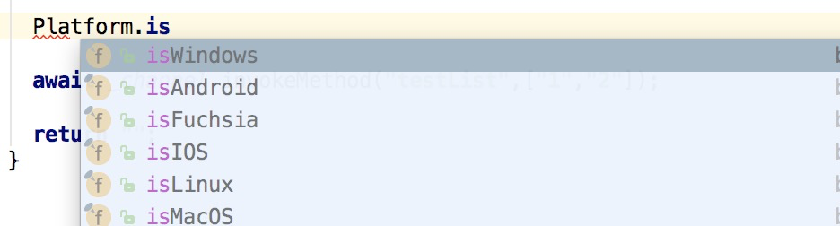 平台判断快捷菜单