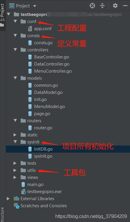 工程目录结构截图