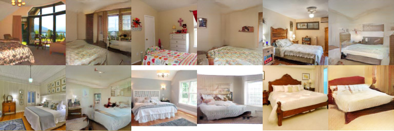 LSUN-bedroom重构效果