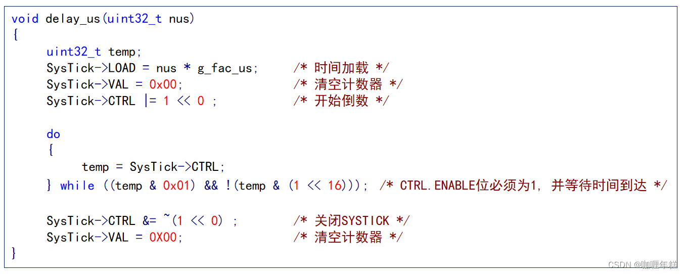 【正点原子STM32】SYSTEM文件夹介绍(sys文件夹、deley文件夹、USART 文件夹、SysTick、printf函数、fputc函数、半主机模式)插图13 在这里插入图片描述