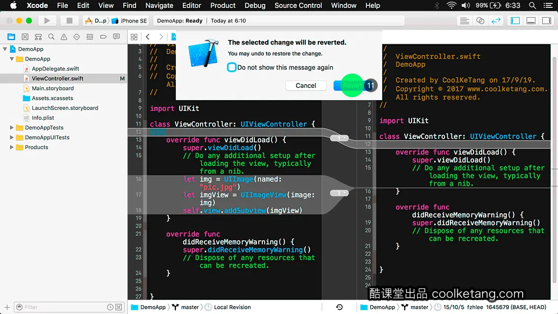 互动教程 for Xcode9 & Swift4-酷课堂