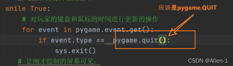 pygame.error: video system not initialized-CSDN博客