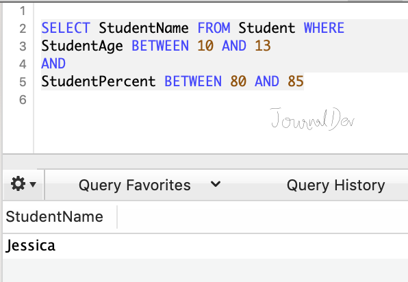 SQL Multiple Between Operators