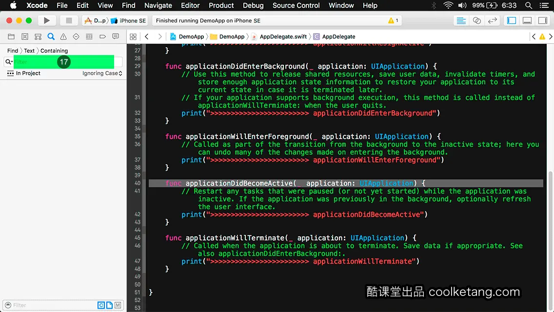 互动教程 for Xcode9 & Swift4-酷课堂