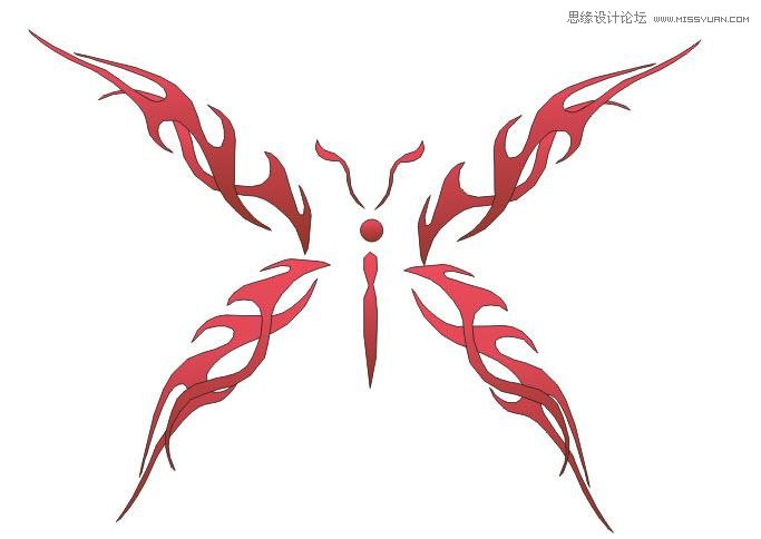 学会了Coreldraw看着有空制作蝴蝶细致明了 b2b软件 