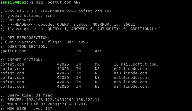 linux dig命令_带有示例Linux Dig命令教程-CSDN博客