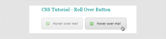 CSS Navigation and buttons tutorial