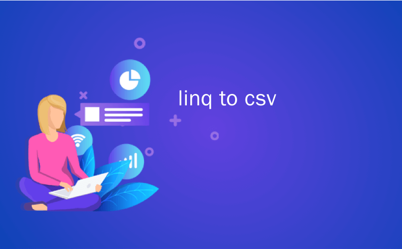 linq to csv