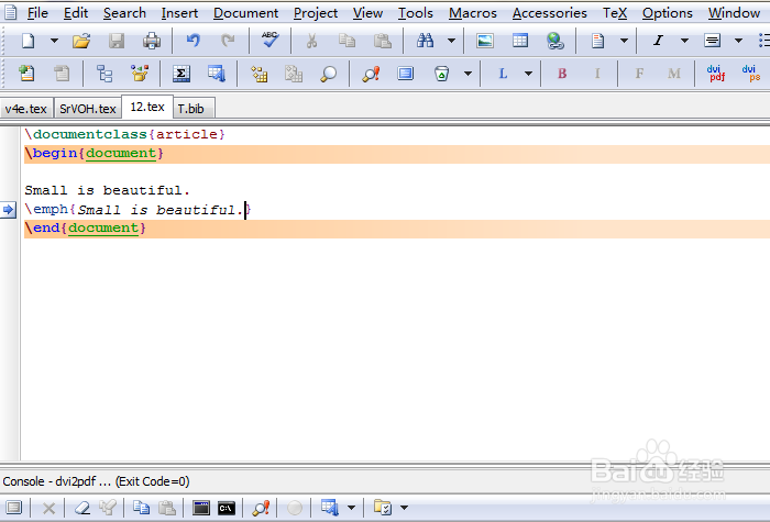 LaTex入门：[4]斜体，粗体