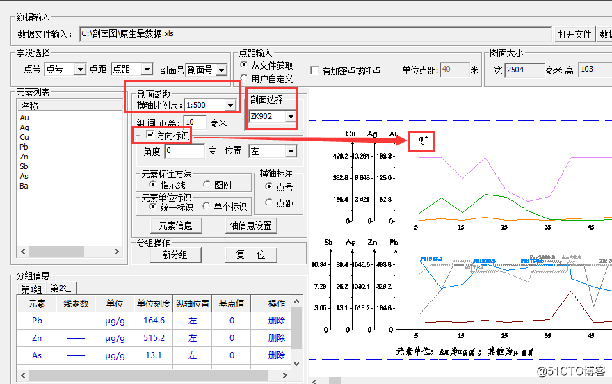 快速绘制钻孔原生晕曲线的一种制作方法-基于中大比例尺化探数据一体化处理系统
