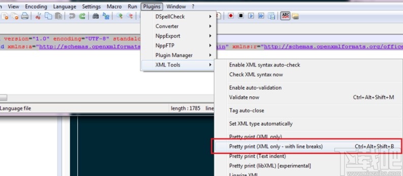 notepad++格式化xml文件的方法-CSDN博客