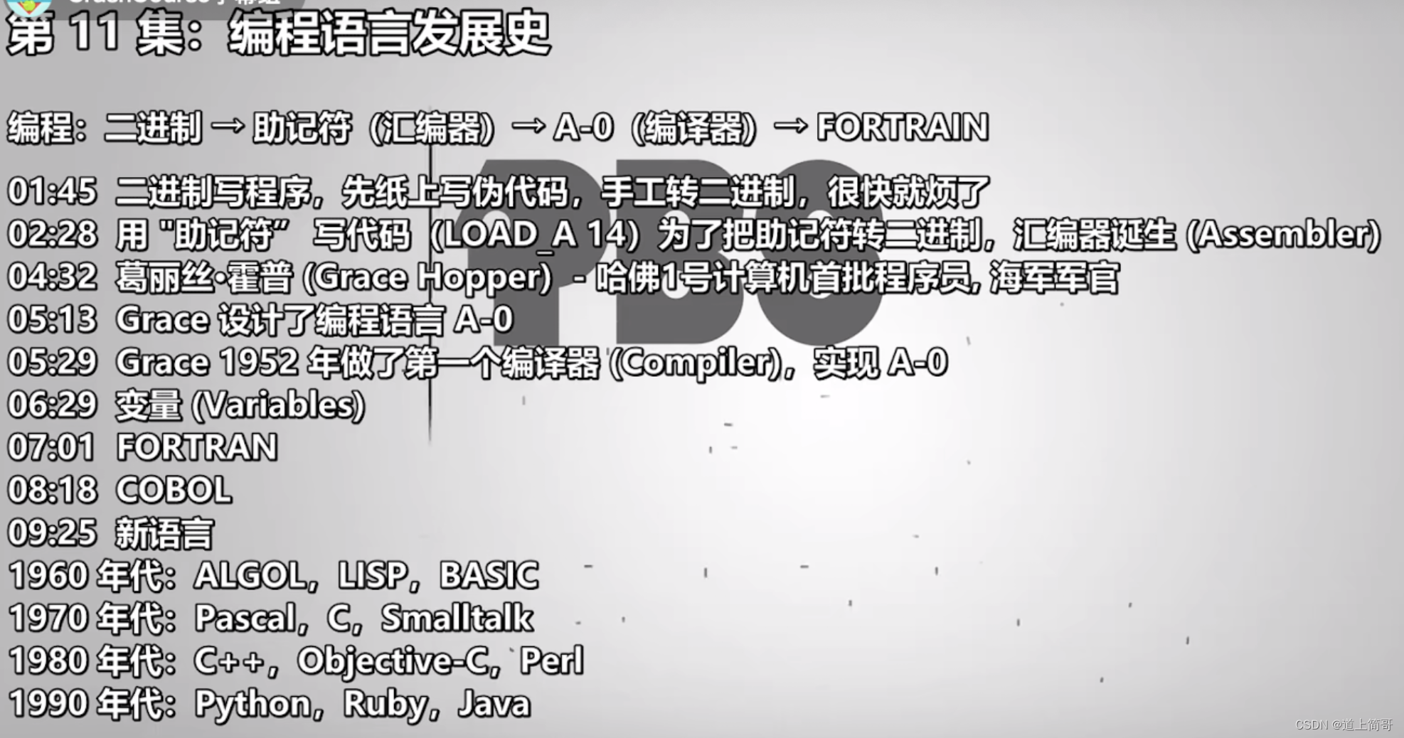编程语言发展史