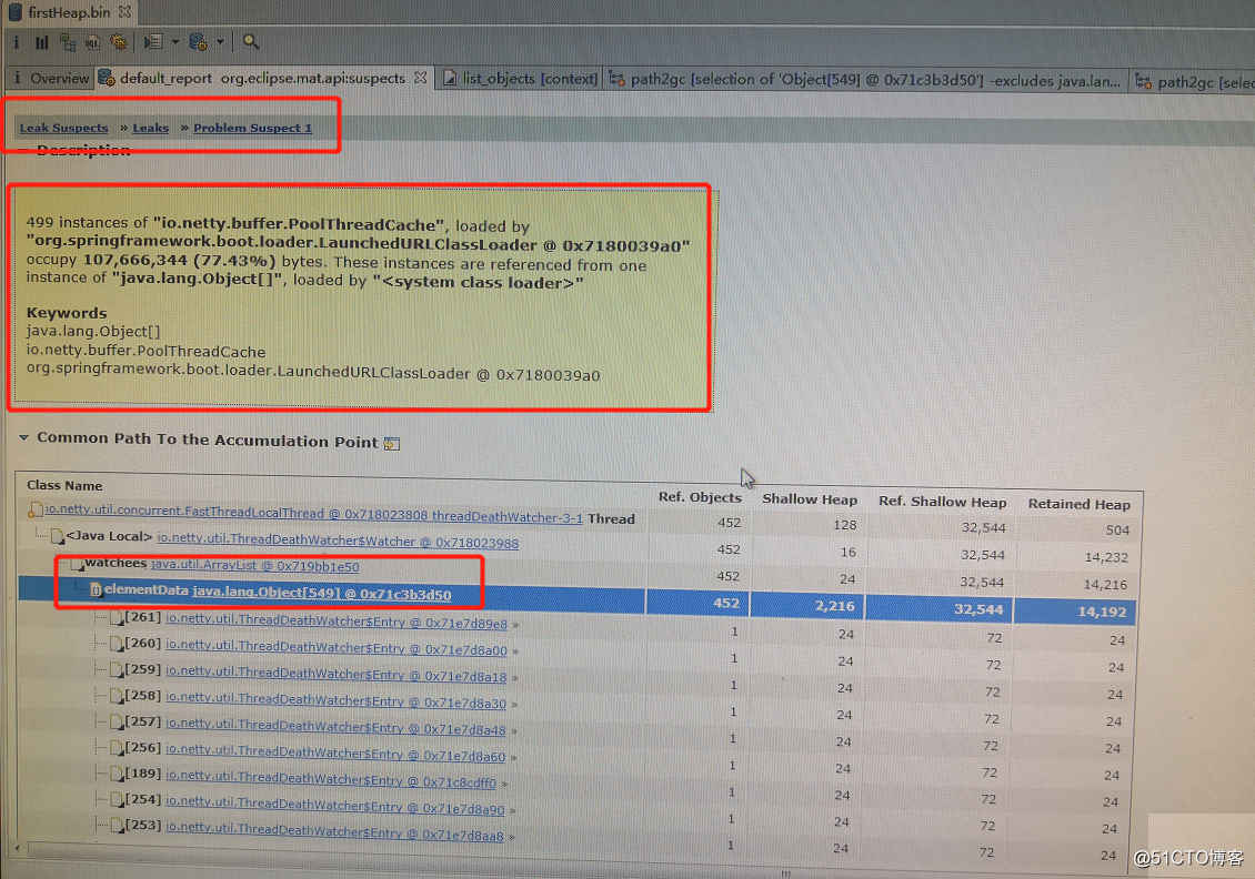 Analyzer tool(MAT)分析JVM内存泄露案例