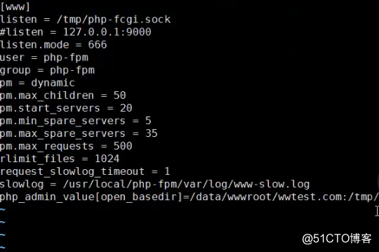 php-fpm的pool php-fpm慢执行日志 open_basedir php-fpm进程管理
